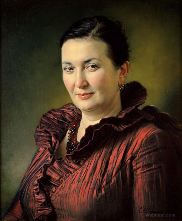 600x728 25 Hyper Realistic Oil Portraits And Still Life Paintings By - Oil Painting Portraits