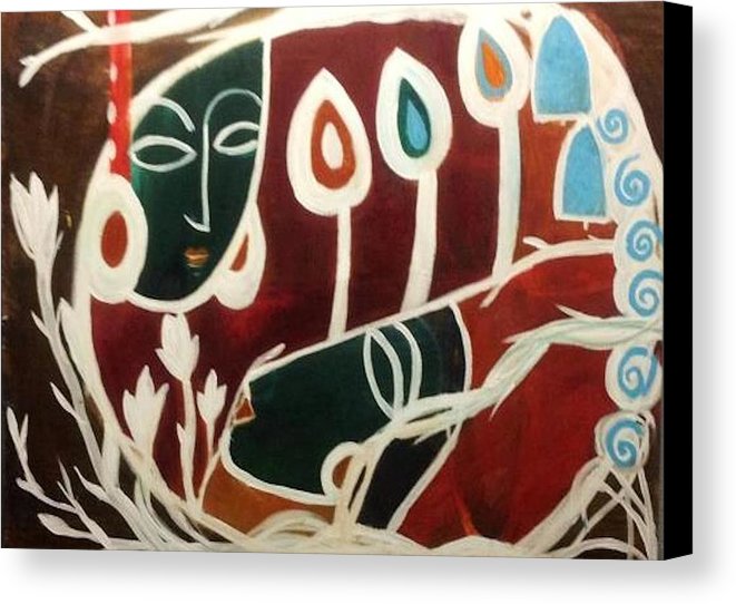 661x542 Radha Krishna Oil Painting Canvas Print Canvas Art By Madhuri - Oil Painting Print On Canvas