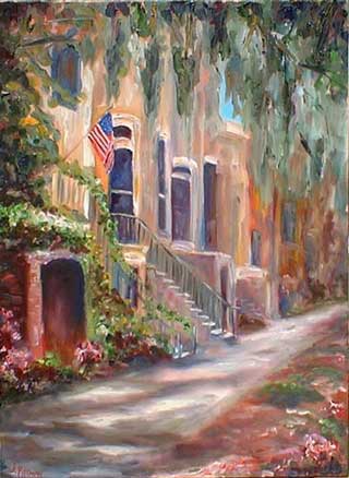 320x438 Savannah Georgia - Oil Painting Prints