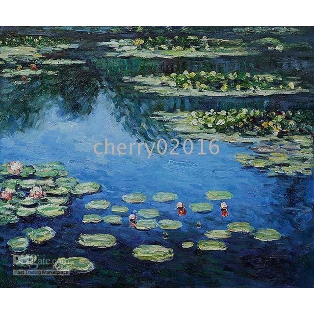 640x640 High Quality Claude Monet's Water Lilies Oil Paintings - Oil Painting Reproductions