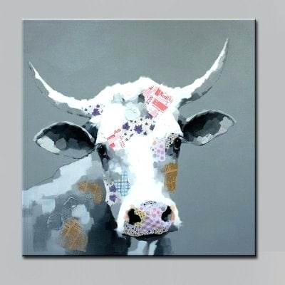 400x400 Cow Oil Painting Basics In Tamil - Oil Painting Restoration Kit