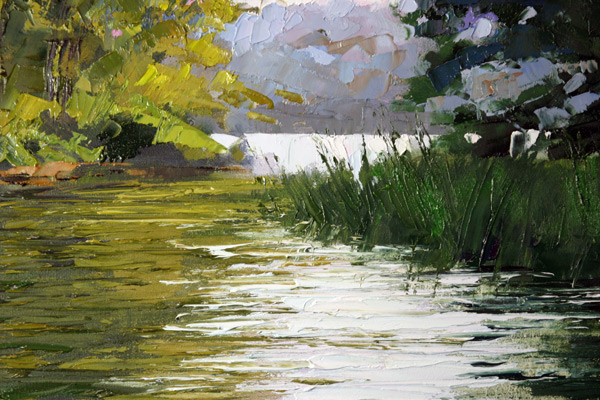 600x400 Creating A Landscape With A Palette Knife Demonstration - Oil Painting Scenery