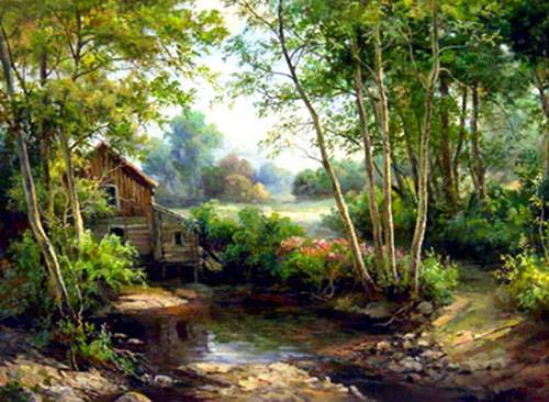 500x366 Modern Landscape Painting,oil Paintings,sinoorigin - Oil Painting Scenery