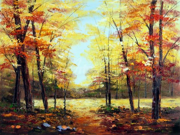 Oil Painting Scenery at PaintingValley.com | Explore collection of Oil ...