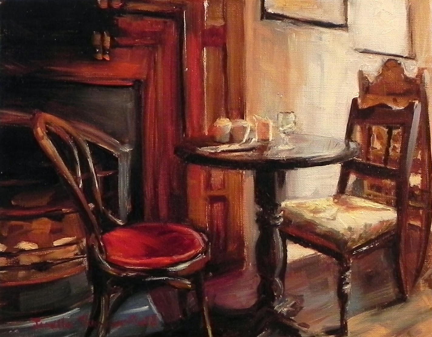 1423x1110 Jonelle Summerfield Oil Paintings Coffee Shop - Oil Painting Shop