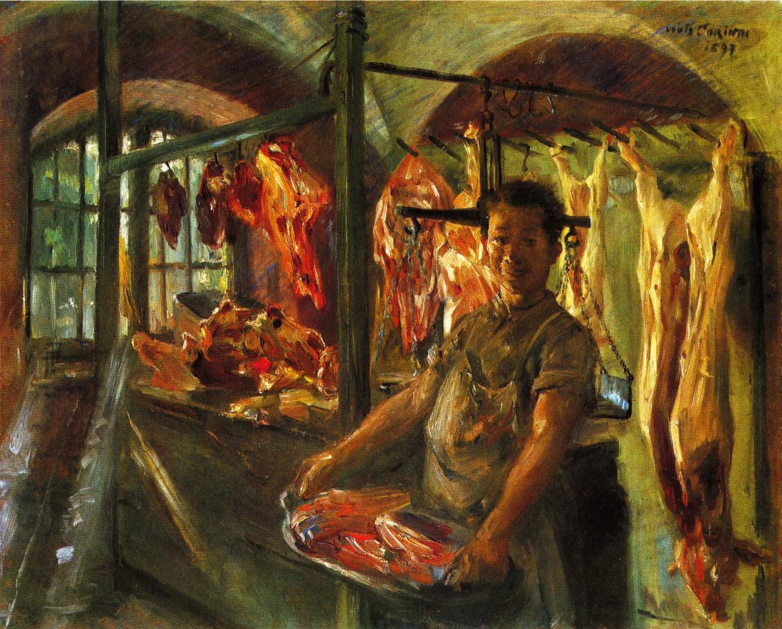 1134x913 Butchers Shop - Oil Painting Shop