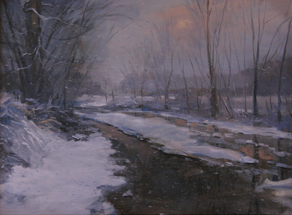 600x441 Painting Snow Scenes In Oils Best Painting 2018 Painting Snow - Oil Painting Snow Scenes