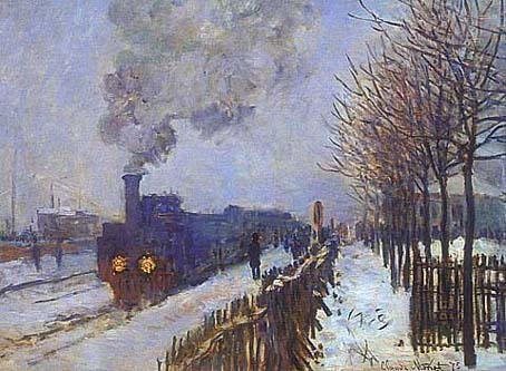 454x333 Winter Scene Gallery - Oil Painting Snow Scenes