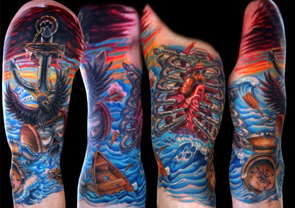 606x426 Jinxi Boo - Oil Painting Style Tattoo