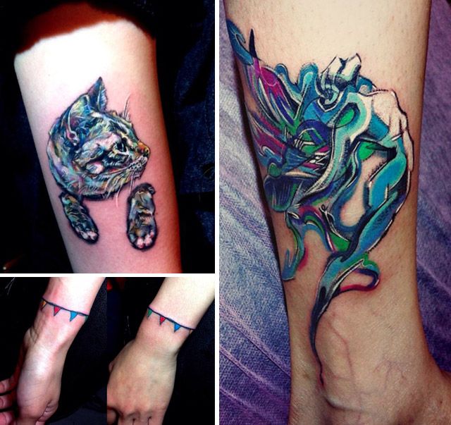 640x603 Karasu Cheng - Oil Painting Style Tattoo