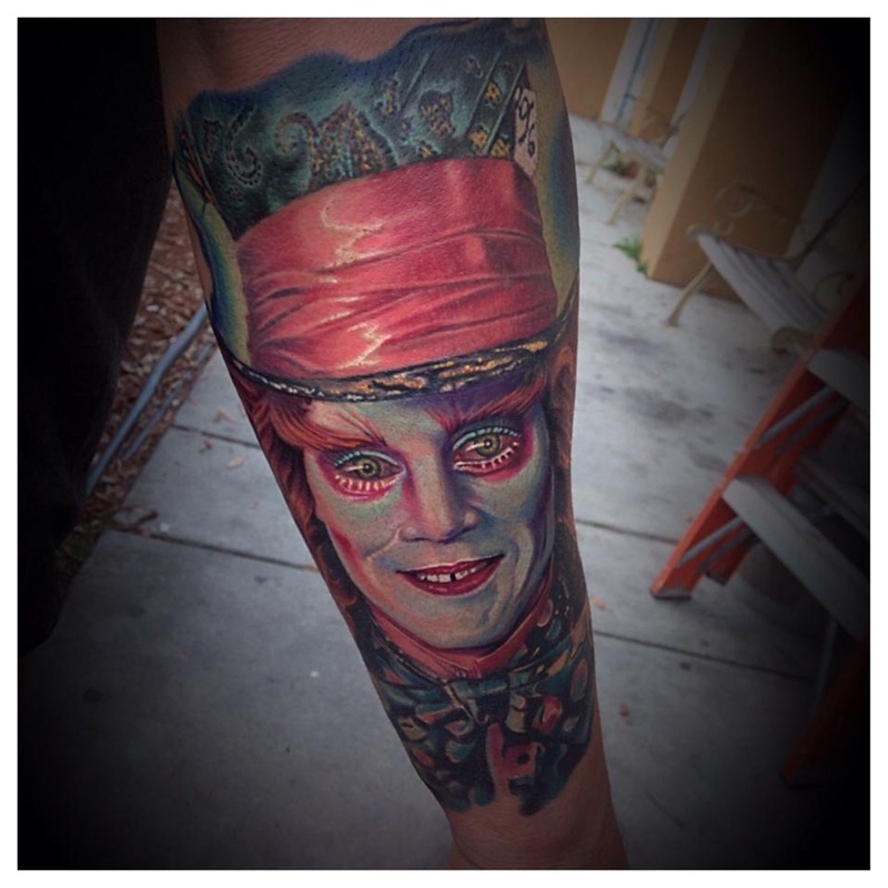 800x800 Tattoos By Mike Crump - Oil Painting Style Tattoo