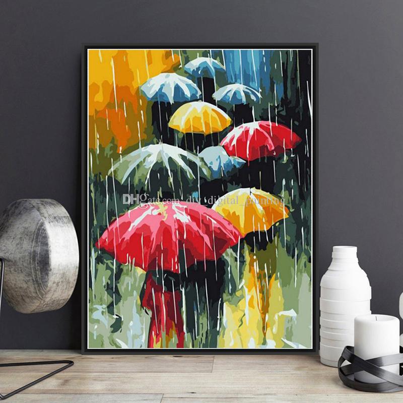 Oil Painting Umbrella