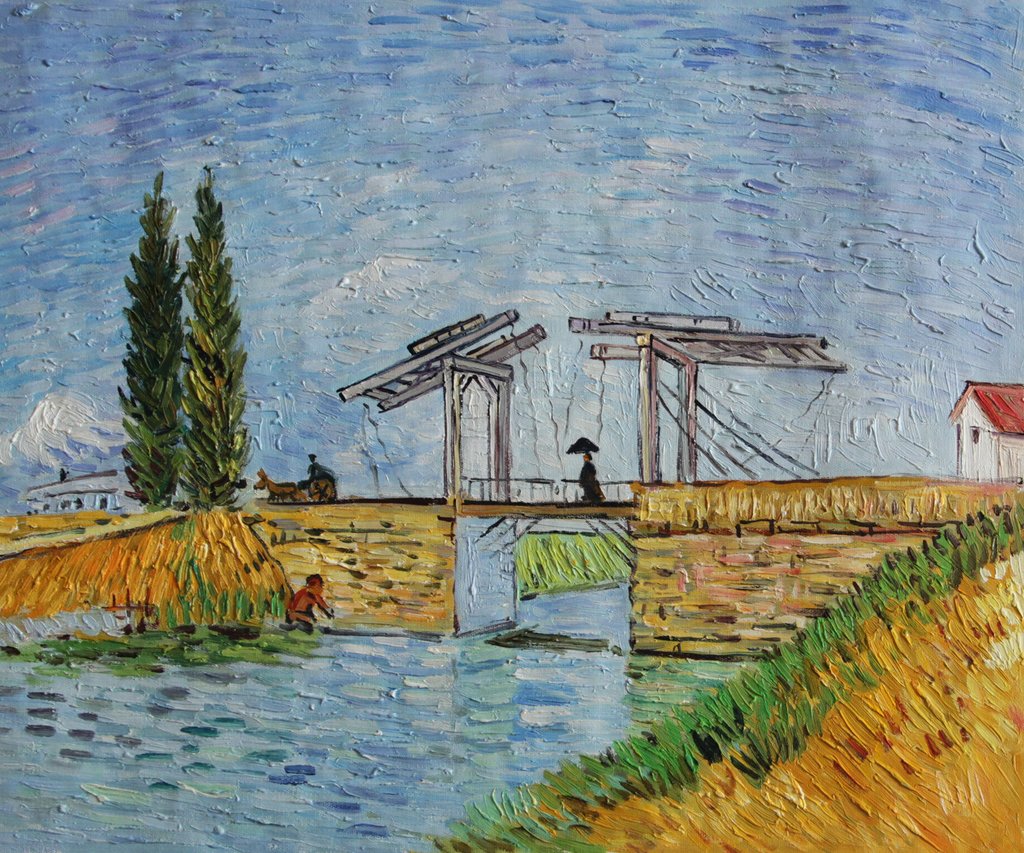 1024x853 Vg105 The Langlois Bridge - Oil Painting Usa