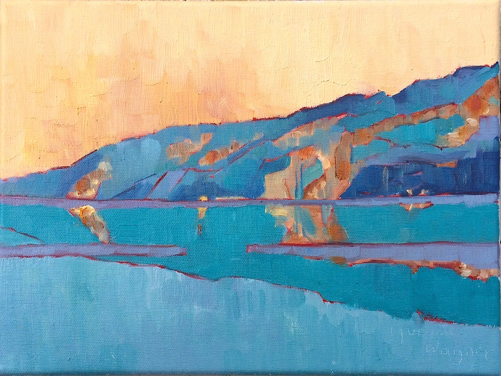 1000x752 Vista. Oil Painting On Canvas. Landscape Painting. Yvonne Wagner - Oil Painting Usa