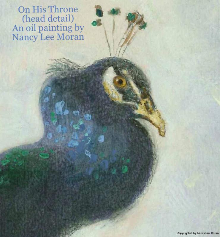 741x800 Peacock Nancy Lee Moran Blog - Oil Painting Usa
