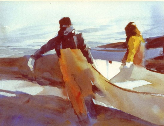 548x420 How To Use Watercolor Like Oil Paint - Oil Painting Vs Watercolor