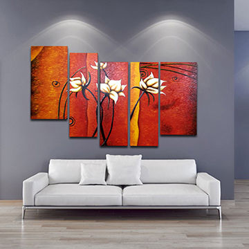 360x360 China Hand Painted Flower Canvas Oil Painting Wall Art Home - Oil Painting Wall Art