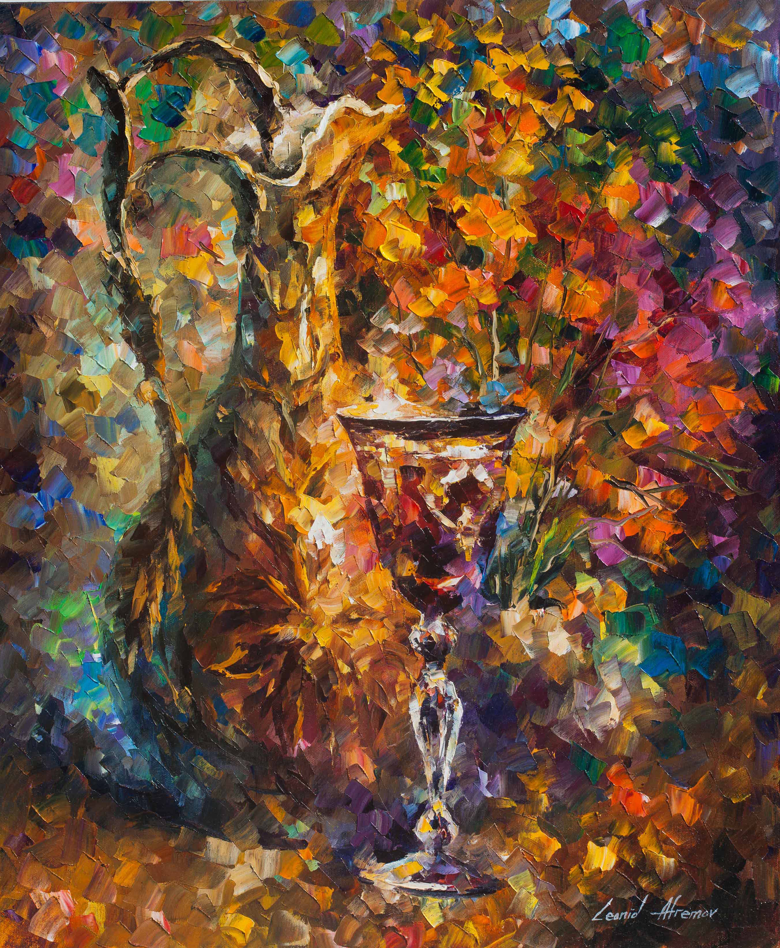 2706x3289 Jar Of Wine - Oil Painting Wall Art