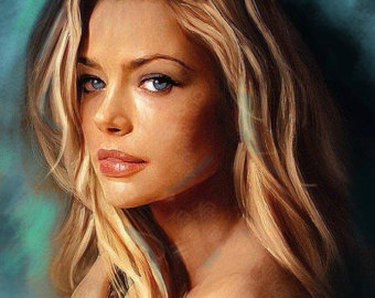 340x270 Woman Portrait Painting Oil Portrait Painting On Canvas By - Oil Painting Woman Face