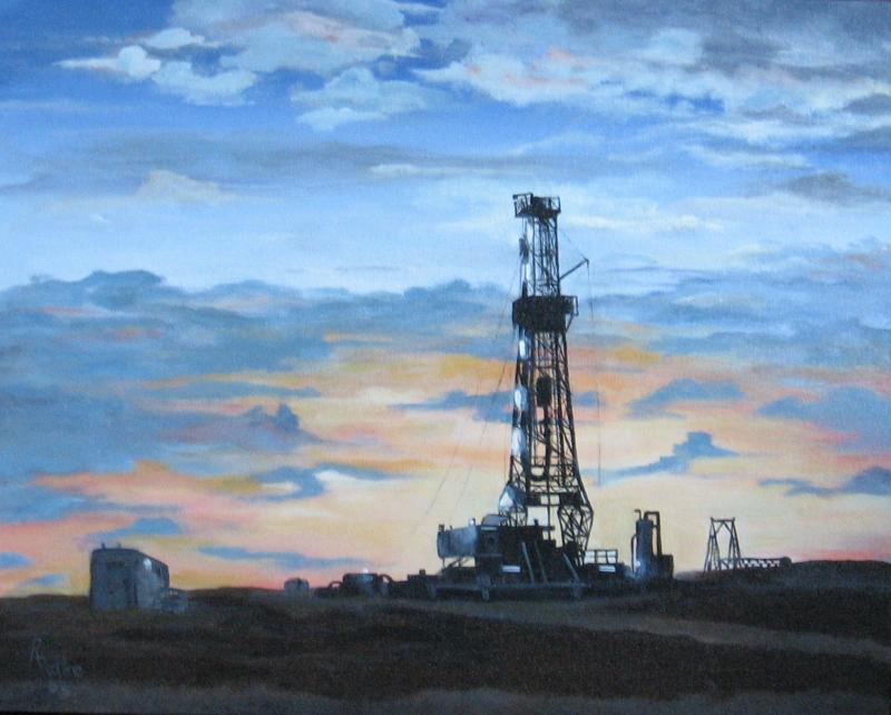 800x642 Mtm Jan.1 14 Painting Clouds N Skies [Archive] - Oil Rig Painting