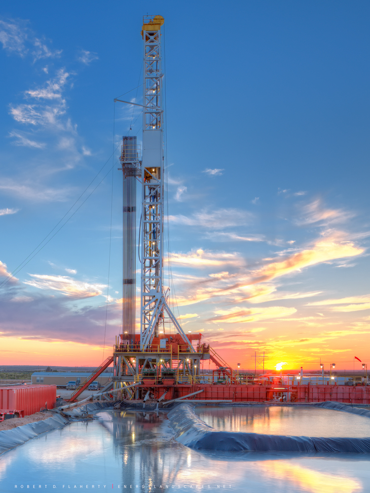 750x1000 Oilfield Art Gallery - Oil Rig Painting