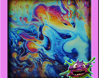 340x270 Oil Spill Etsy - Oil Spill Painting