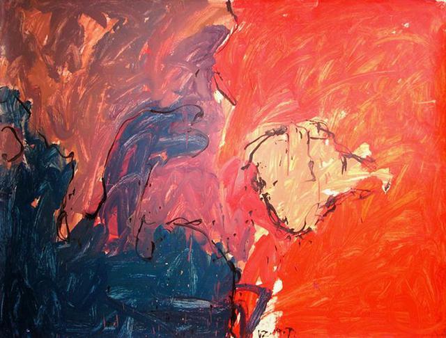 640x486 Richard Lazzara Artwork Bird Covered In Oil Spill Original - Oil Spill Painting