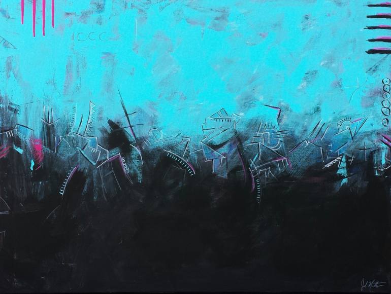 770x580 Saatchi Art The Oil Spill Painting By Jake Nordstrum - Oil Spill Painting