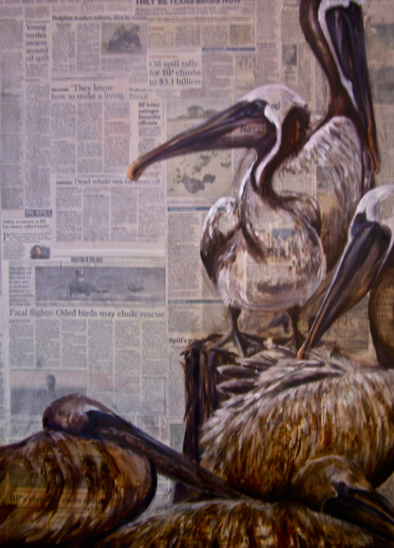 800x1113 Susan Spjut Art Square Studios - Oil Spill Painting