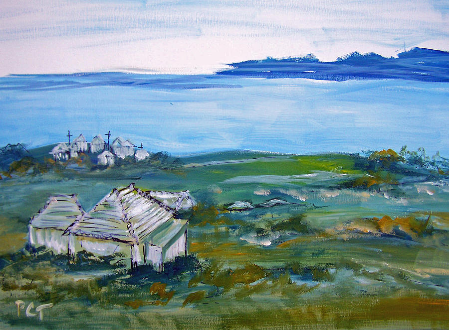 900x663 Okinawa Remembered Painting By Patricia Taylor - Okinawa Painting