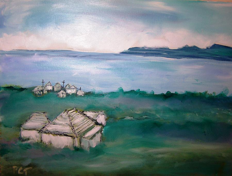 900x681 Okinawa Revisited Painting By Patricia Taylor - Okinawa Painting