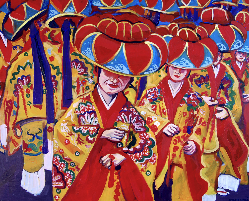 1000x810 Okinawa Steph Untz - Okinawa Painting