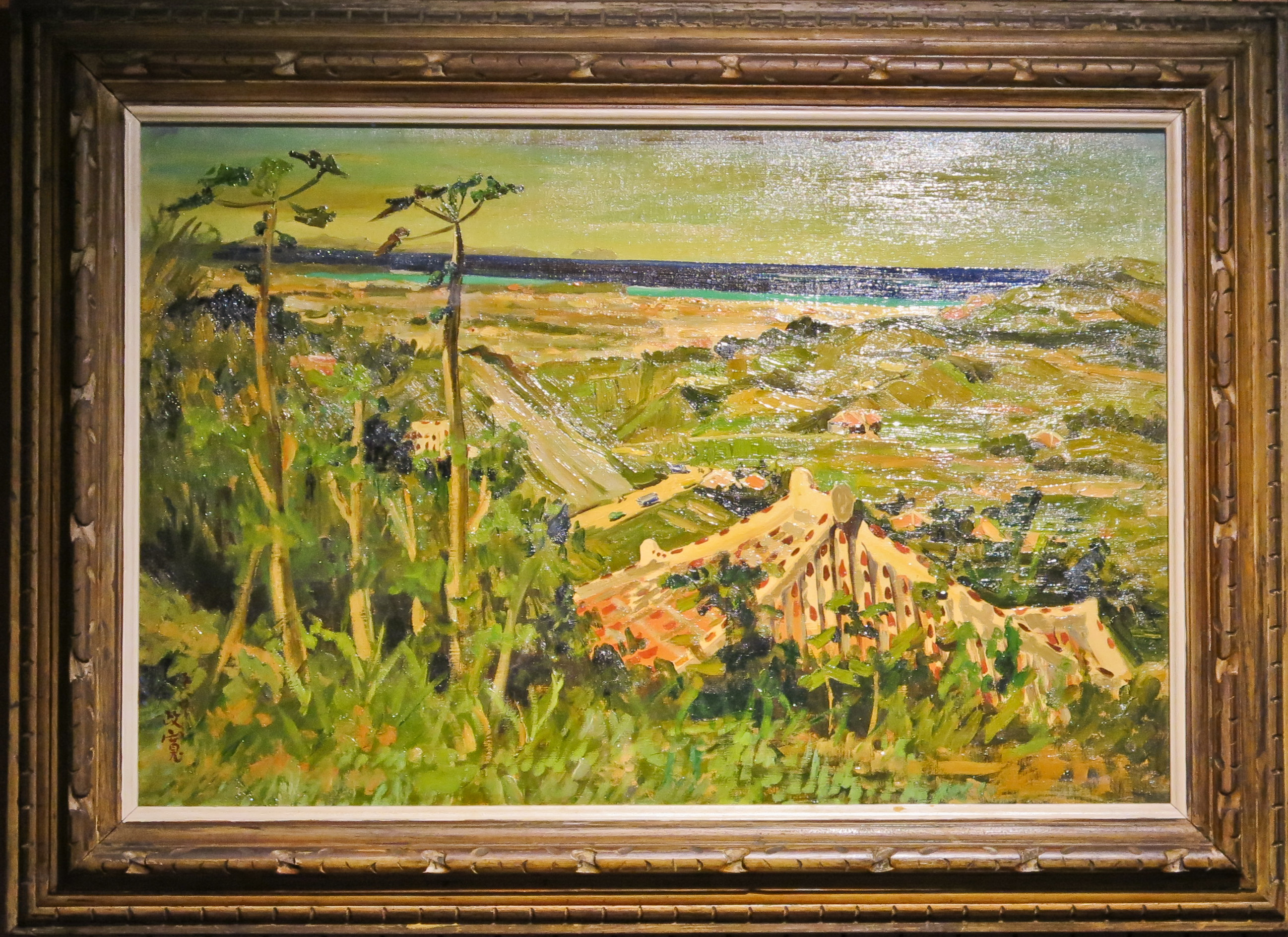 2596x1887 Okinawan Landscape By Seikan Omine Okinawa Institute Of Science - Okinawa Painting