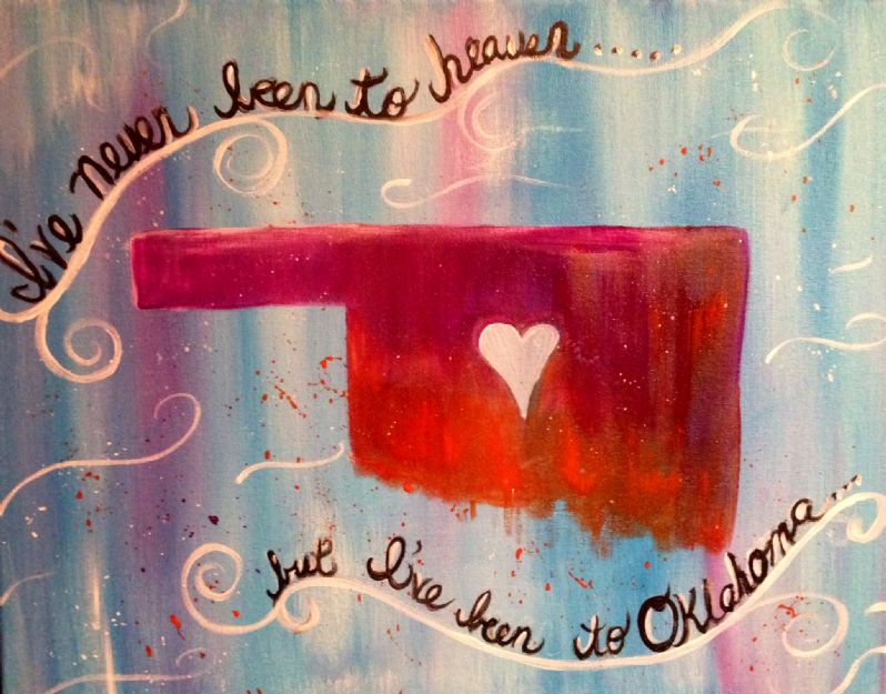 798x625 Heaven In Oklahoma Social Drinking Amp Painting In Oklahoma City - Oklahoma Painting