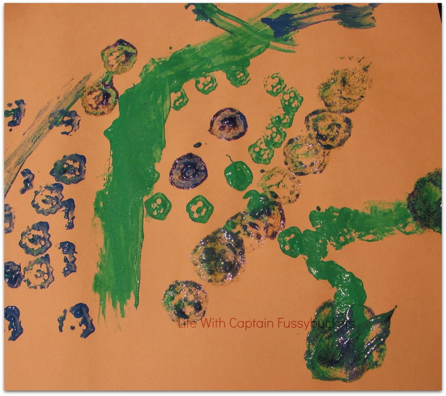 1464x1301 Okra Painting {Crafts For Kids} Okra - Okra Painting