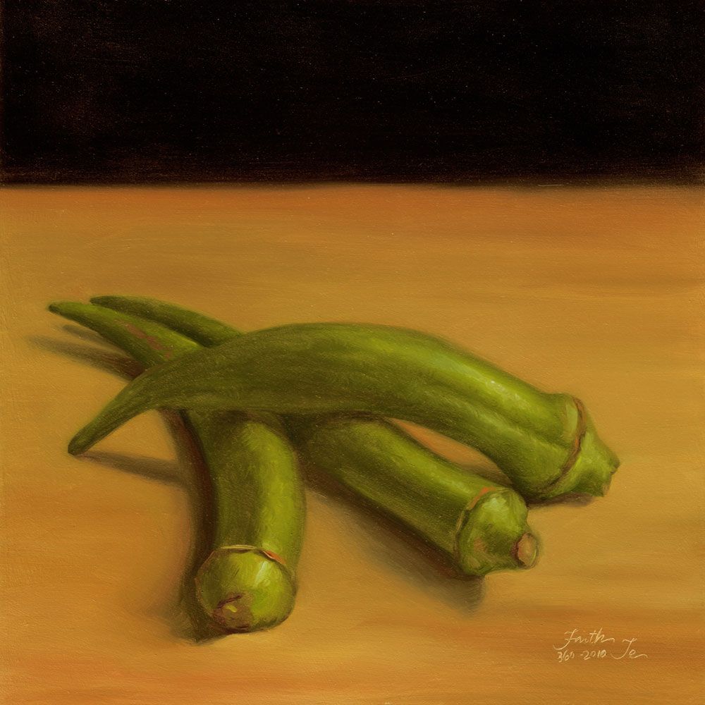 1000x1000 Pin By Widya On Faith Te Paintings Okra And Paintings - Okra Painting