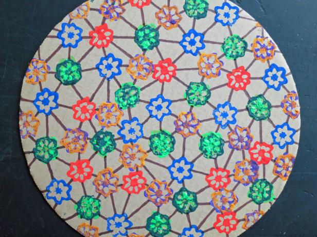 616x462 Kid's Craft Diy Okra Pod Stamp Hgtv - Okra Painting