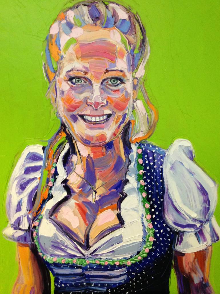 770x1027 Saatchi Art Oktoberfest Painting By Anna Afzelius Alm - Oktoberfest Painting