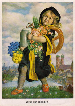 300x426 Alfred Schwarzschild Paintings - Oktoberfest Painting