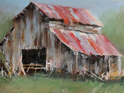 400x300 Old Barn Barns Barn, Paintings And Watercolor - Old Barn Painting