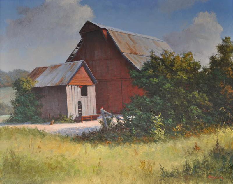 Old Barn Painting at PaintingValley.com | Explore collection of Old ...
