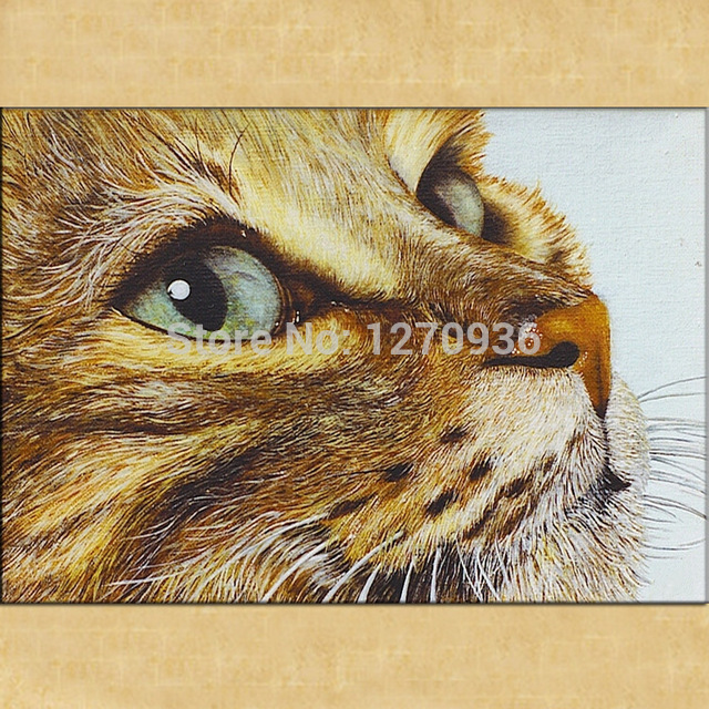640x640 Old Artist Hand Painting Cat Oil Painting On Canvas Hand Painted - Old Cat Painting