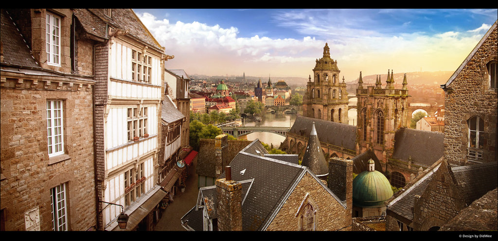 1024x496 Old City - Old City Painting