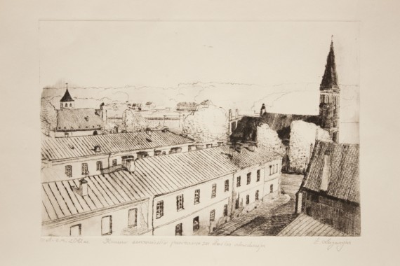 570x380 Buy Kaunas Old City - Old City Painting