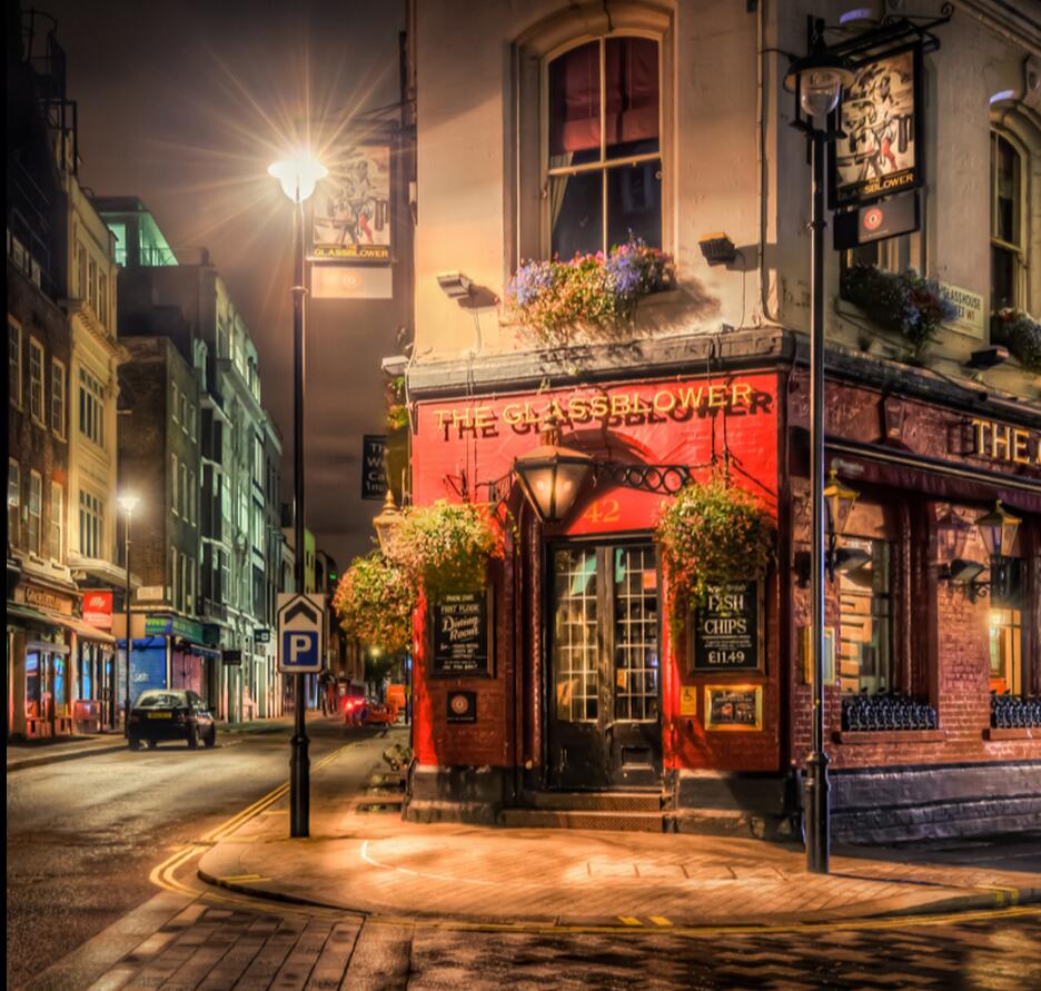 936x891 European Wallpaper Retro Old City Large Photo Wallpaper Wall - Old City Painting