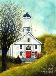 224x300 Old Country Church Paintings Fine Art America - Old Country Church Painting