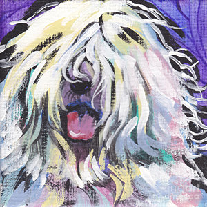300x300 Old English Sheepdog Paintings Fine Art America - Old English Sheepdog Painting