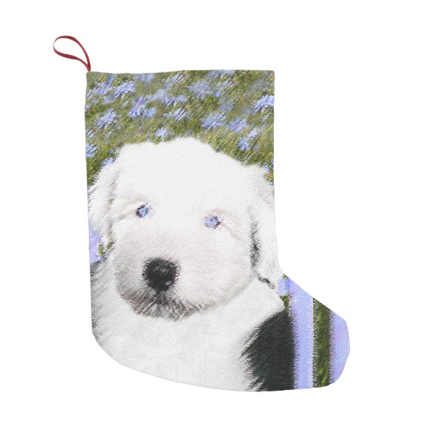 630x630 Old English Sheepdog Puppy Painting - Old English Sheepdog Painting