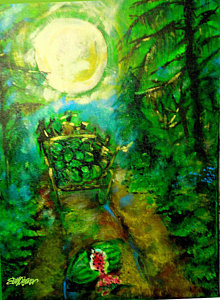 220x300 Old Farmer Paintings - Old Farmer And Wife Painting