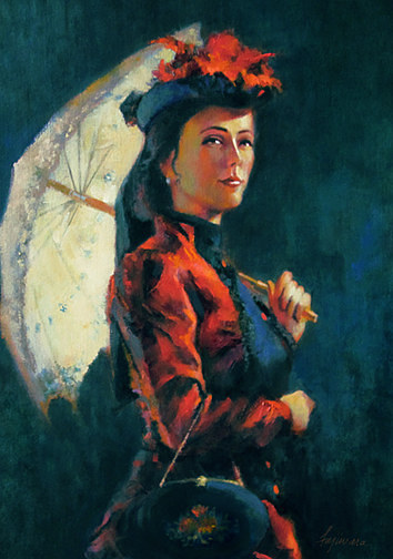 354x504 Illustrative Images By Kim Fujiwara - Old Fashioned Painting